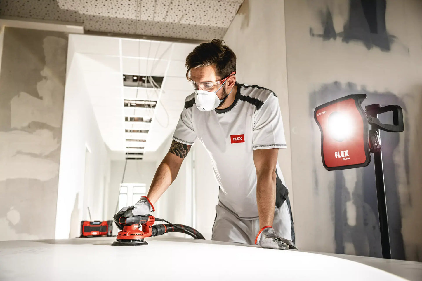 SET Rotativa excéntrica FLEX ORE 5-150 EC 150 mm