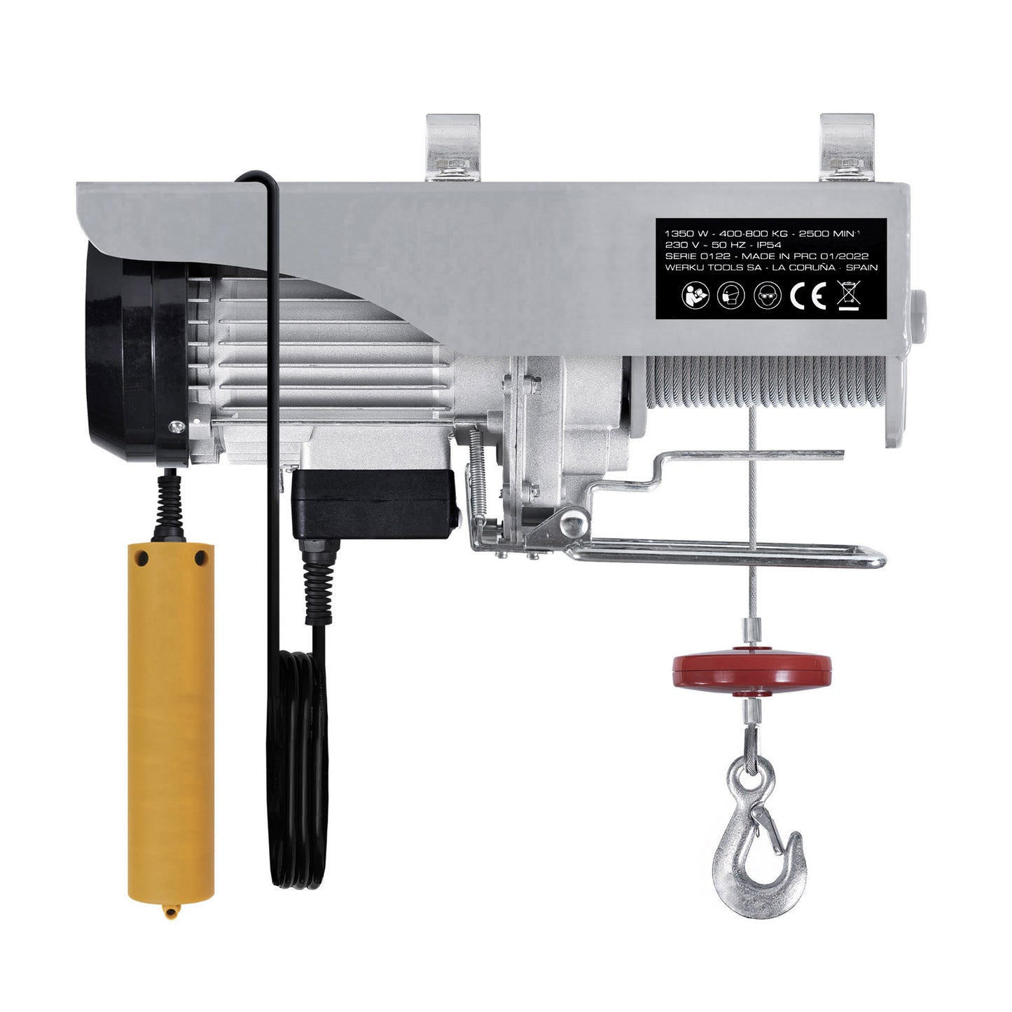 Polipasto cable Werku 800 Kg - 1350 W