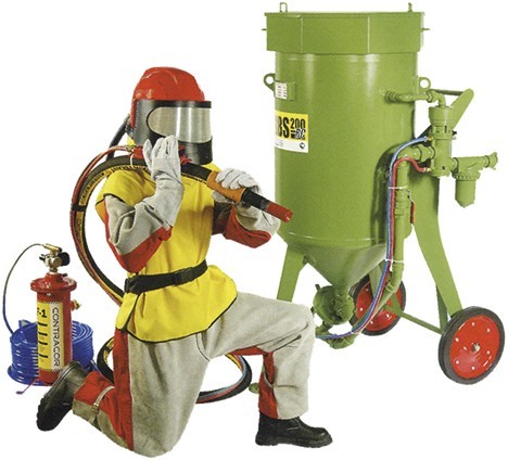 Equipo de chorro GR-100-RCS 100 L.