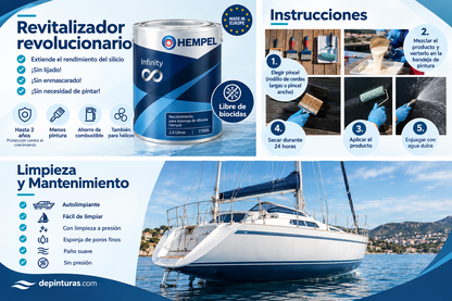 Hempel's Infinity 77505  Recarga revolucionaria para el sistema Silic One. 2,4Litros