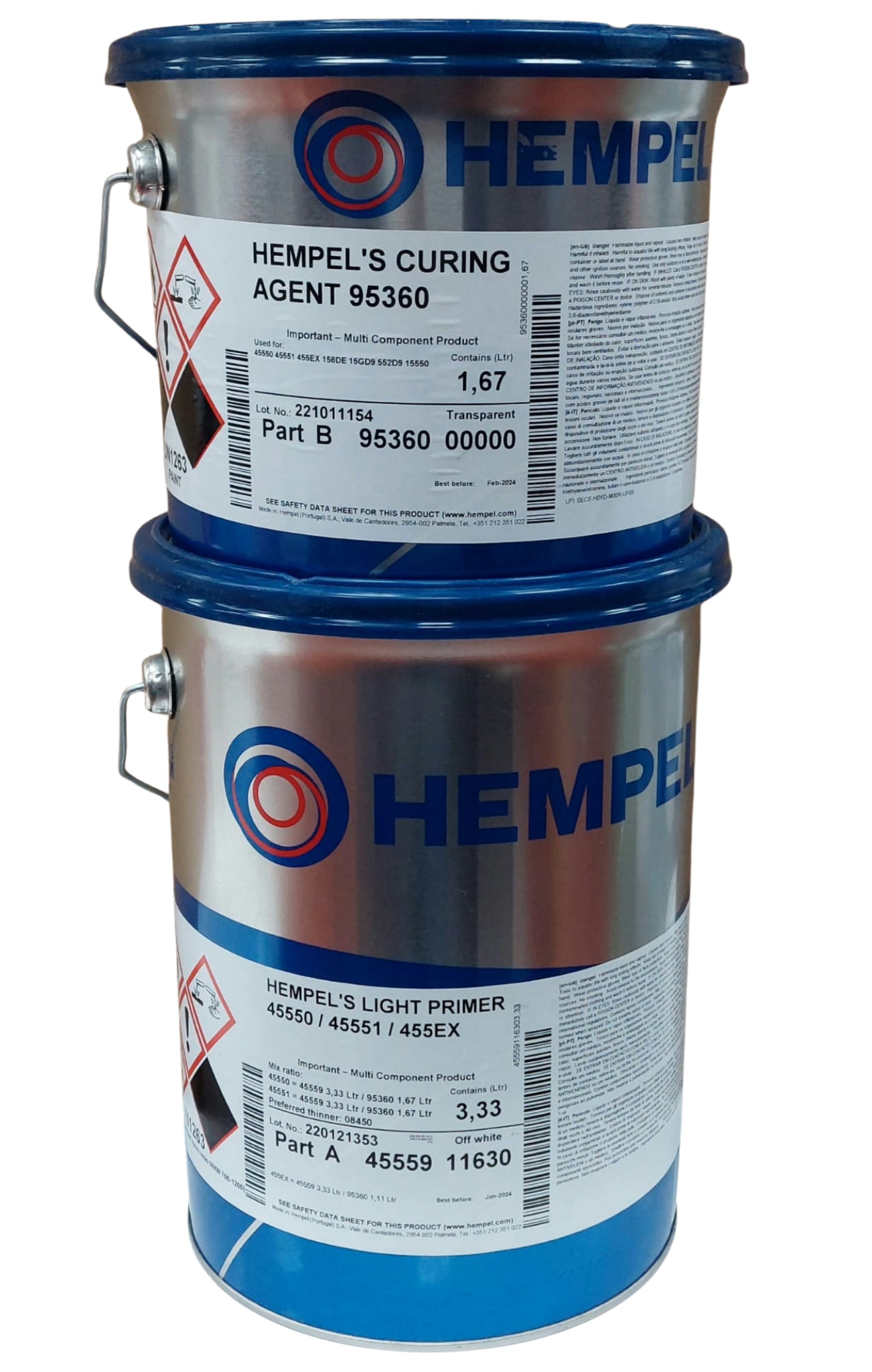 Imprimación Dos Componentes Hempel Light Primer 45551 – Depinturas.com